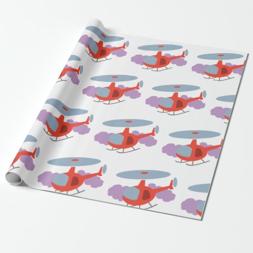Helicopter Wrapping Paper