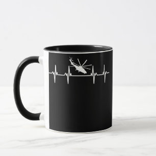 Helicopters Pilot Rotor Flying Aviator Rotating Mug