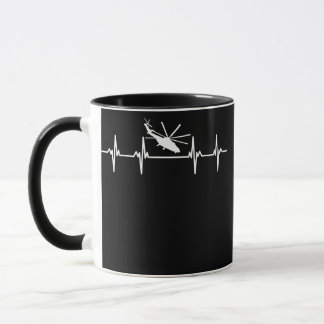 Helicopters Pilot Rotor Flying Aviator Rotating Mug