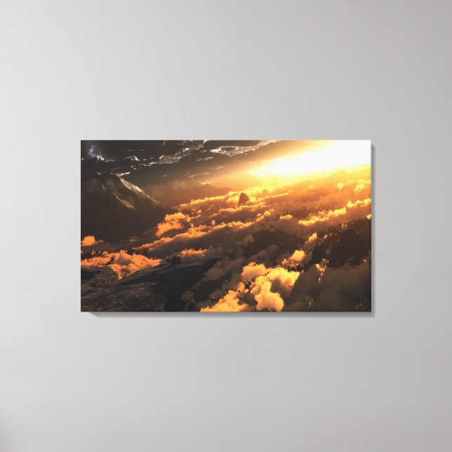 Heliocentric (Day) Canvas Print (Front)