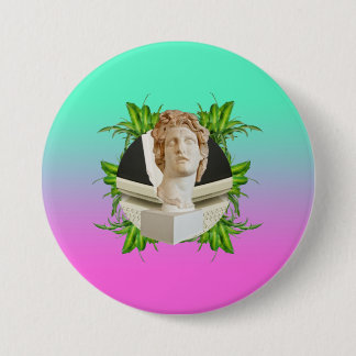 Helios and Leaves Button