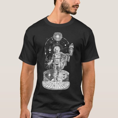 Helios Godhead Macrocosmos Alchemy Occult Sacred T_Shirt