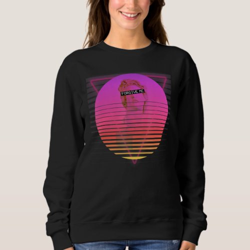 Helios Greek Statue Retro Vaporwave Aesthetic 80s  Sweatshirt