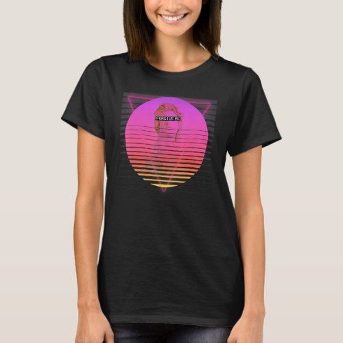 Helios Greek Statue Retro Vaporwave Aesthetic 80s  T_Shirt