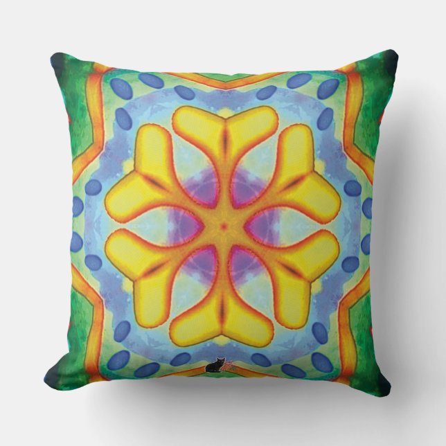 Helios Kaleidoscope Pillow (Front)