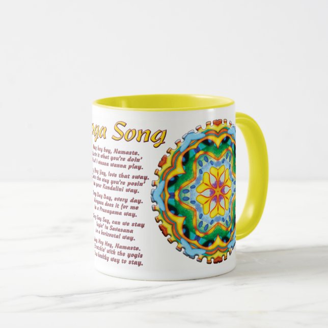 Helios Yoga Song Mug (Front Right)