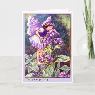 Heliotrope Fairy Card