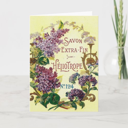 Heliotrope Savon Greeting Card