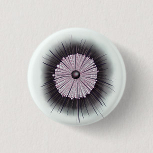 Heliozoa Microbe Microbiology Digital Art Button