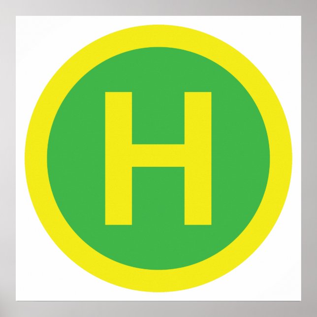 Helipad Sign (Front)
