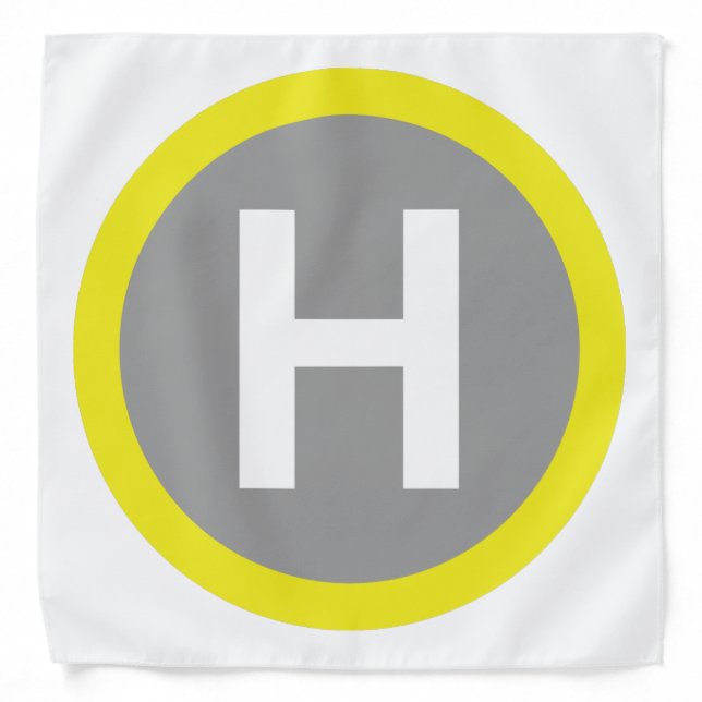 Helipad Sign Bandana (Front)