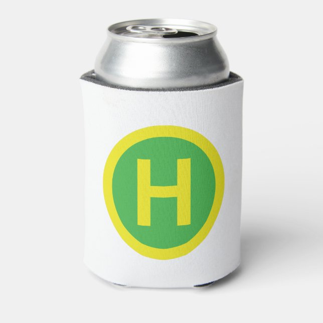 Helipad Sign Can Cooler (Can Back)