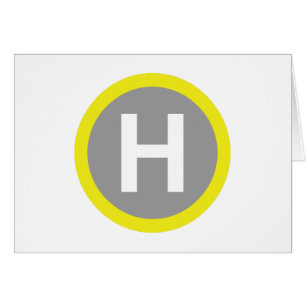 Helipad Sign Card