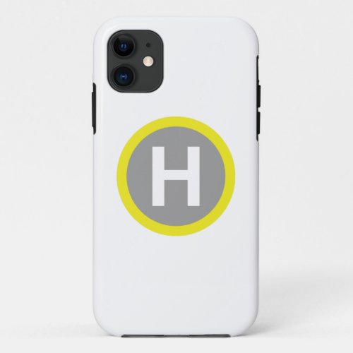 Helipad Sign iPhone 11 Case