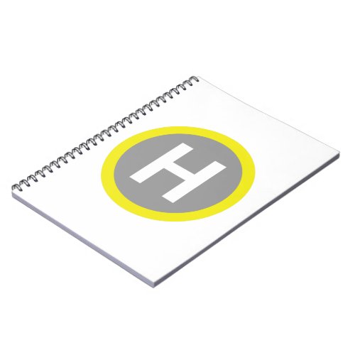 Helipad Sign Notebook