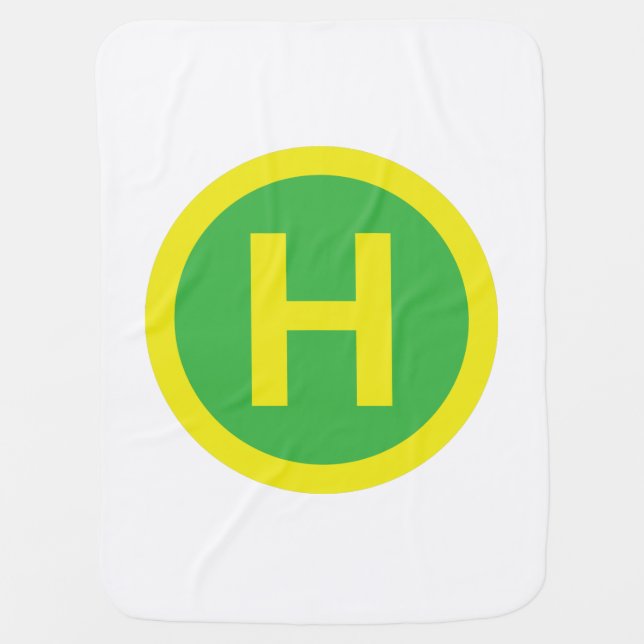 Helipad Sign Receiving Blanket (Front)
