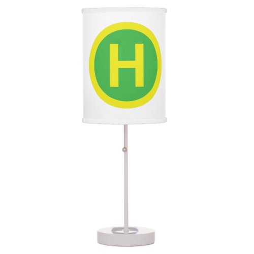 Helipad Sign Table Lamp
