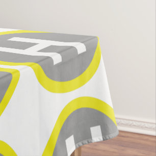 Helipad Sign Tablecloth
