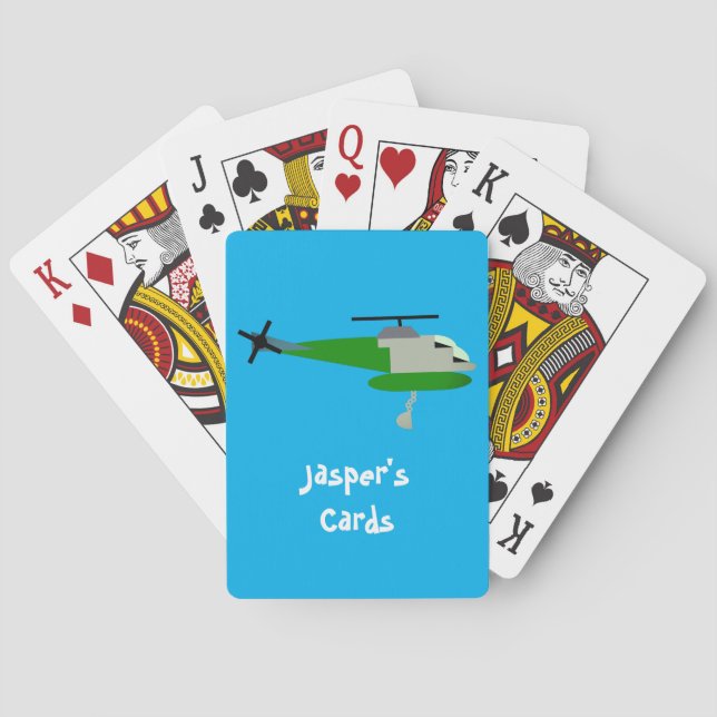 Helitack Poker Cards (Back)