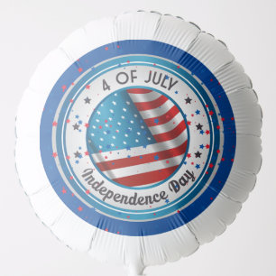 Helium Balloon 4th of July for party 3 sizes blue