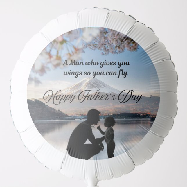 Helium Balloons custom design for Father's Day (Front)