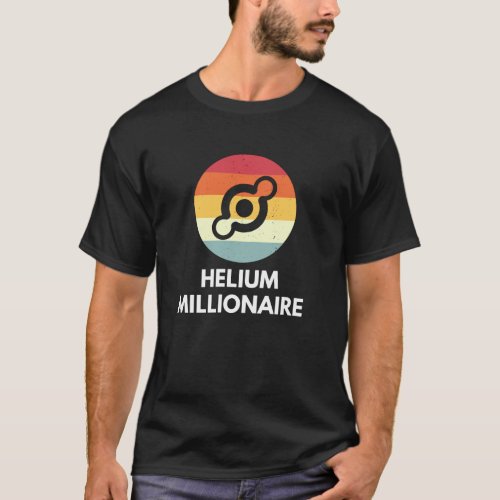 Helium Coin Helium Millionaire Crypto T_Shirt