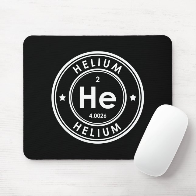 Helium Element Black Mouse Pad (With Mouse)