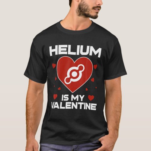 Helium Is My Valentine HNT Coin To The Moon Crypto T_Shirt