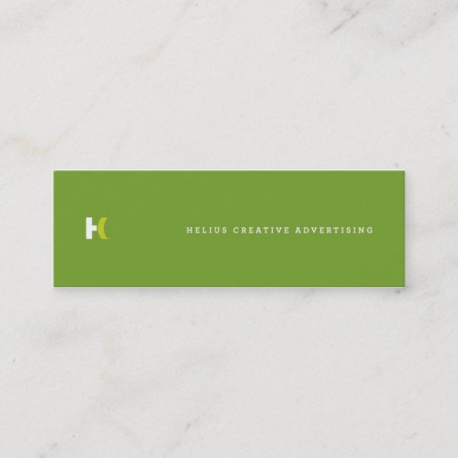 Customizable Helius Creative :: Social Networking Skinny Cards Business Cards