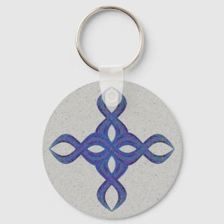 Helix Cross Keychain