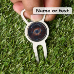 Helix nebula add name astronomy divot tool<br><div class="desc">This golfer's divot tool with bottle opener and ball marker features a wonderful image from NASA's public collection of the Helix nebula in the constellation of Aquarius. Add your text or a name to personalize. Designed for any stargazer, astronomy geek, or lover of deep space telescope pictures. [Image credit: ESO/VISTA/J....</div>