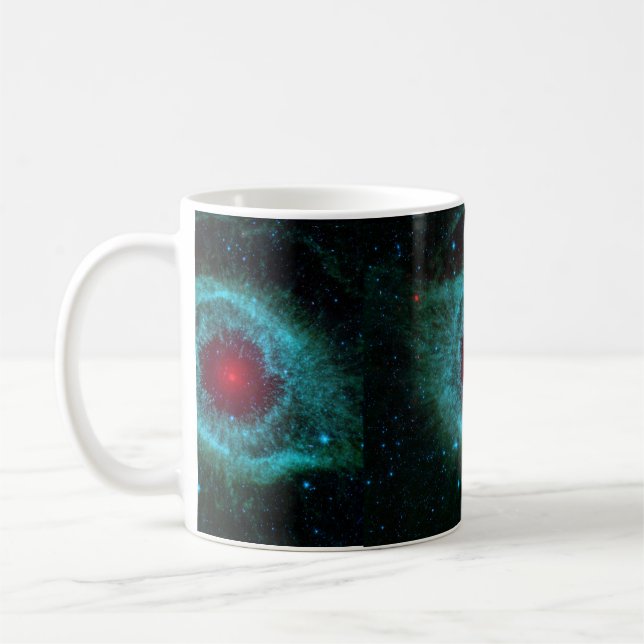 Helix Nebula, Beautiful Stars in the Galaxy Coffee Mug (Left)