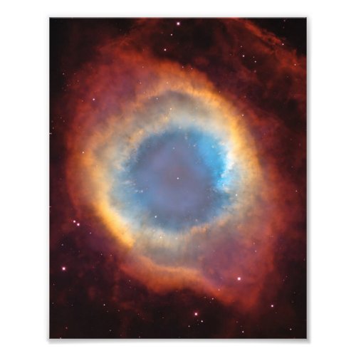 Helix Nebula by Hubble Photo Print