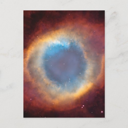 Helix Nebula by Hubble Postcard