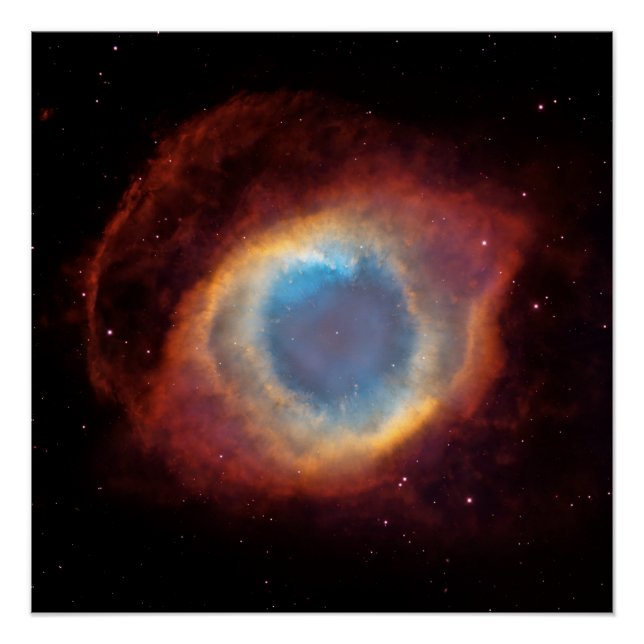 Helix Nebula Celestial Photo Poster (Front)