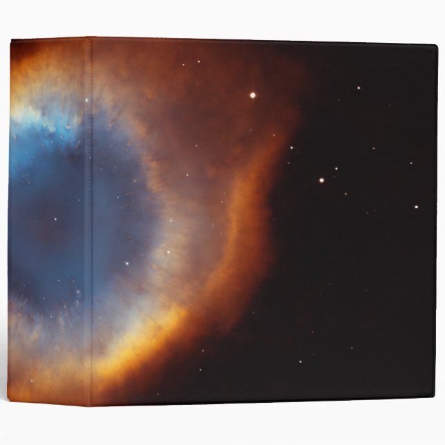 Helix Nebula "Eye of God" Hubble Telescope 3 Ring Binder (Front/Spine)
