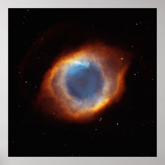 Helix Nebula "Eye of God" Hubble Telescope Poster