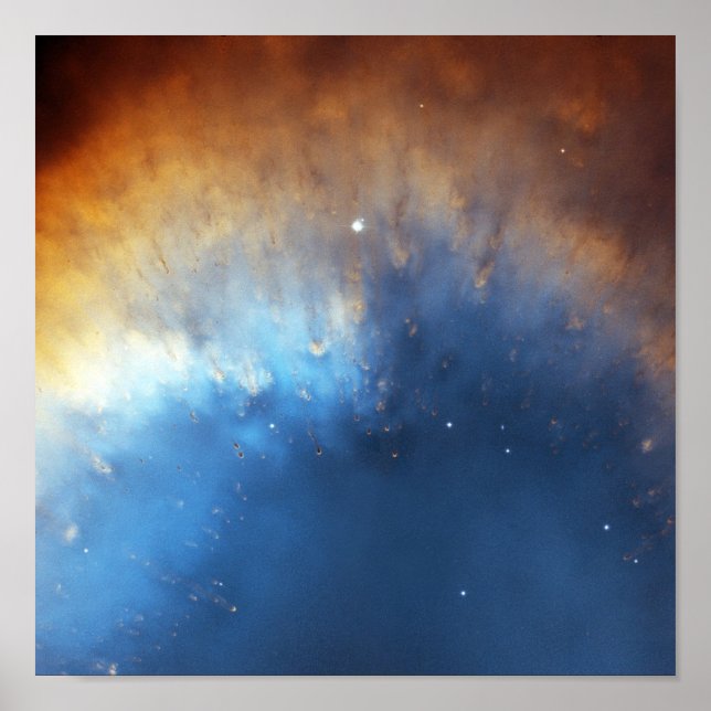 Helix Nebula Gas Ring Poster (Front)