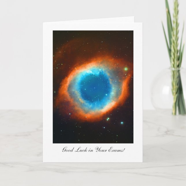 Helix Nebula - Good Luck in Your Exams Card (Front)