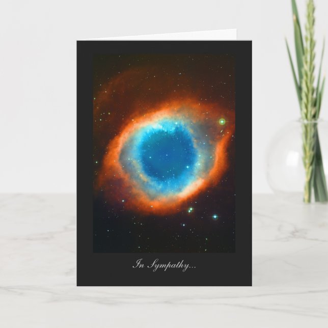 Helix Nebula In Sympathy Card (Front)