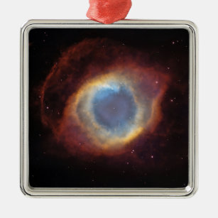 Helix Nebula Metal Ornament