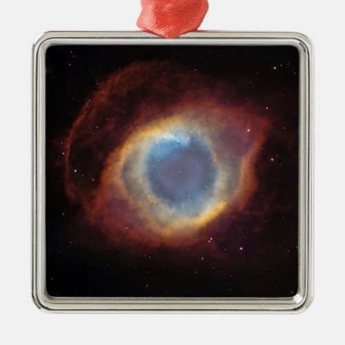 Helix Nebula Metal Ornament