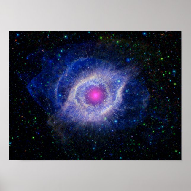Helix Nebula NASA Purple Poster (Front)