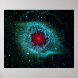 Helix Nebula or NGC 7293, Planetary Nebula,  ZGOA Poster