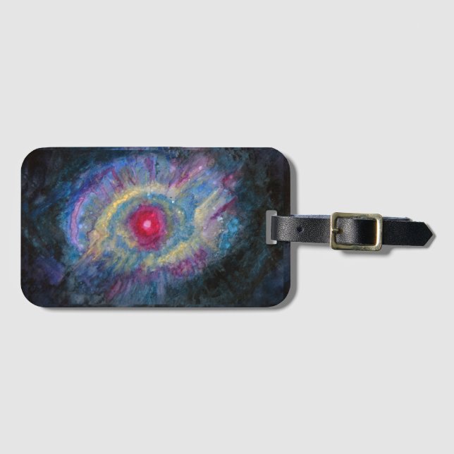 Helix Nebula Outer Space Luggage Tag (Front Horizontal)