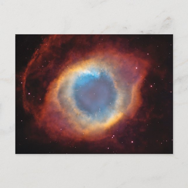 Helix Nebula Space Photo Postcard (Front)