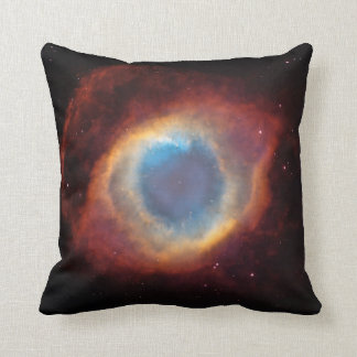 Helix Nebula Space Photo Throw Pillow