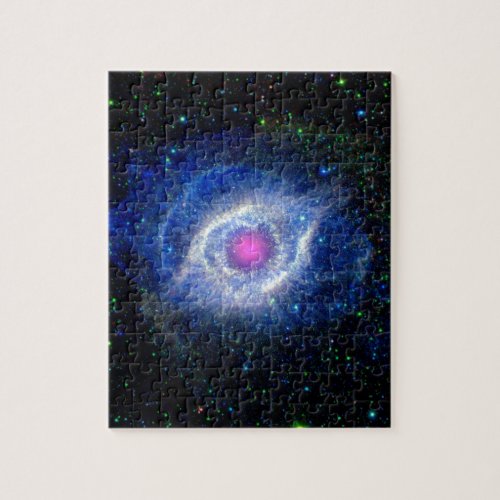 Helix Nebula Ultraviolet Eye of God Space Photo Jigsaw Puzzle