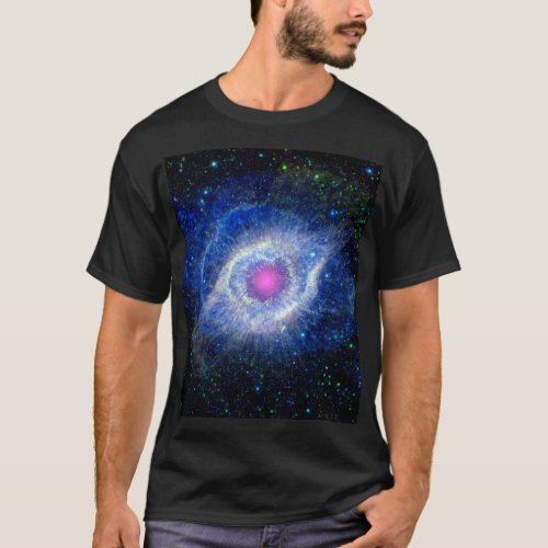 Helix Nebula Ultraviolet Eye of God Space Photo T_Shirt