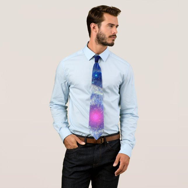 Helix Nebula Ultraviolet Eye of God Space Photo Tie (In Situ)